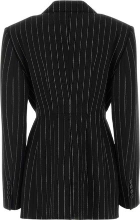 Dolce & Gabbana Pinstriped Virgin Wool Blazer