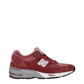 New Balance Sneakers 991v1 Damess Suède Rood/Bordeaux