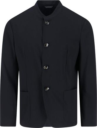 Giorgio Armani Single-Breasted Blazer - Black