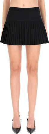 Marine Serre Marineblauer Minirock aus Serre-Wolle