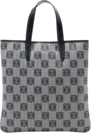 Loewe Pre-owned Tote Bags, female, Gray, Size: ONE SIZE Pre-owned Tote Bag