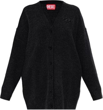 Diesel M-Areela Cardigan - Dames - Vesten - Zwart - S - Wol - Truien & Vesten
