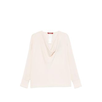 Max Mara Cowl-neck Silk Blouse