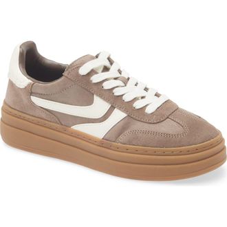 Steve Madden Dodge Platform Sneaker in Taupe Multi at Nordstrom, Size 9.5