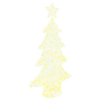 vidaXL &Aacute;rbol De Navidad Con 160 Led C&aacute;lido 150 Cm Acr&iacute;lico Vidaxl