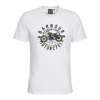 Barbour Hombre, Camisetas, Blanco, Talla: M
