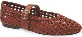 Madewell The Remy Mary Jane Flat in Dusty Redwood at Nordstrom Rack, Size 7.5