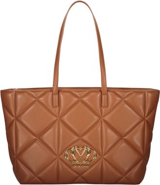 Love Moschino Elegante Tote Bag - Dames - Shoppers - Bruin - ONE Size - Tassen