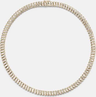 Anita Ko Zoe 18kt gold choker with diamonds