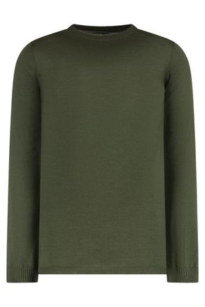 Rick Owens Virgin Wool Crew-Neck Sweater