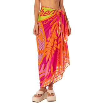 Maaji Aloha Dream Isla Pareo in Open Purple at Nordstrom