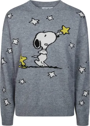 MC2 Saint Barth Maglia Manica Lunga Tessa P Cartoon Graphic Knit Sweater
