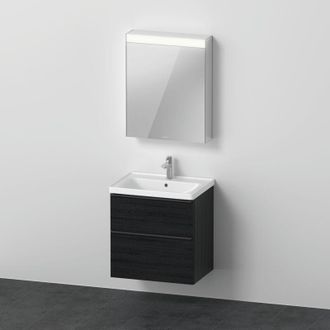 Duravit Duravit - Juego De Muebles D-neo, Lavabo Con Mueble De Pared Y Armario Con