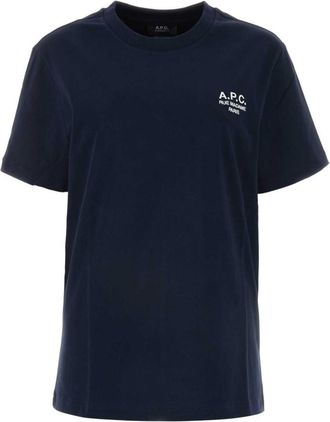A.P.C. Midnight blue cotton t-shirt