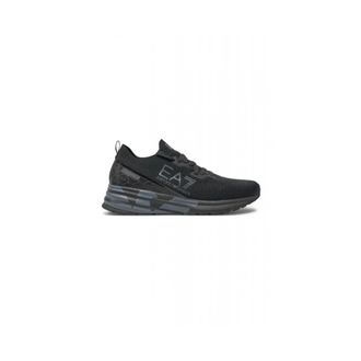 Emporio Armani X8X095 Xk 240 S244 - Heren - Sneakers - Zwart - 41 1/3 EU - Leer - Schoenen