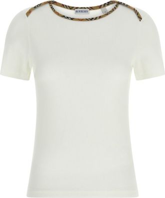 Burberry White Stephanie T-shirt