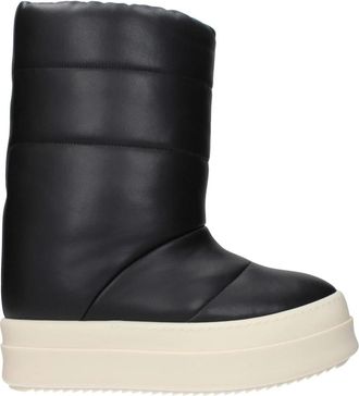 Rick Owens Enkellaarsjes - Heren - Winterlaarzen - Zwart - 40 EU - Leer - Schoenen