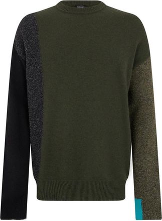 Diesel Jacquard Trui - Heren - Truien - Groen - Maat: L Wol