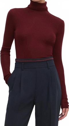 Favorite Daughter Amelia Slim Fit Top In Vino
