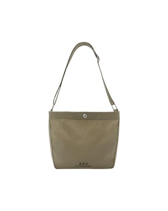 A.P.C. Small Khaki Shoulder Bag with Adjustable Strap