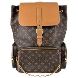 Louis Vuitton Pre-owned Vintage Monogram Rugzak - Heren - Pre-owned - Bruin - Maat: ONE Size Leer