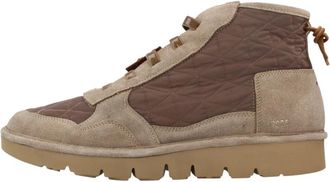 Panchic Wave Enkellaars - Heren - Veterlaarzen - Bruin - 41 EU - Su&egrave;de - Schoenen