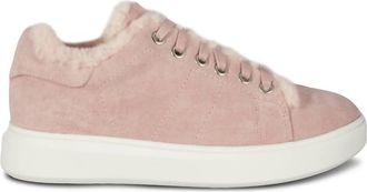Cloud Nine Womens Holly Sheepskin Sneaker In Pink