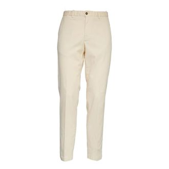 BRIGLIA 1949 Slim-fit Trousers, male, Beige, Size: 2XL Slim-fit Trousers