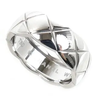 Chanel White Gold (18K) Band Ring (Pre-Owned)