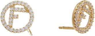 Fendi Fendi Crystal F Is Fendi Earrings