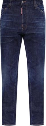 Dsquared2 Teddy Jeans - Heren - Slim Fit Jeans - Blauw - L - Katoen - Jeans