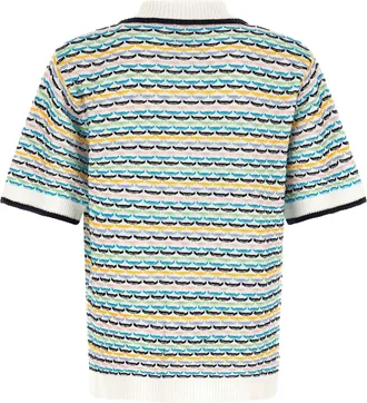Casablanca Tuck Stitch Shirt - Multicolor