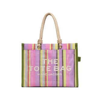 Marc Jacobs The Tote Bag Striped Mesh Tote Bag