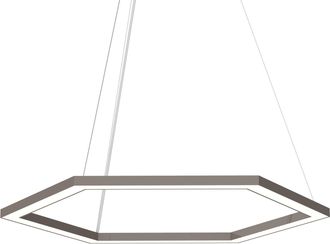 Lumicom Esagono L&aacute;mpara De Techo &Oslash;60 Monocolor Brillo