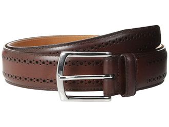 Allen Edmonds Manistee Mens Belts Chili : 32, Leather