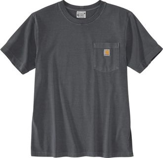 Carhartt Work in Progress Irvine Relaxed Garment Dyed T-Shirt f&uuml;r Herren | blau/grau