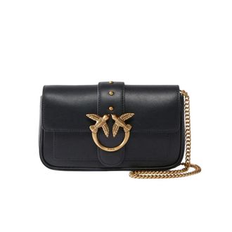 Pinko Shoulder Bags, female, Black, ONE SIZE, Pocket Love Bag One