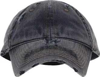Balenciaga Denim Cap Charcoal 719544416B61100