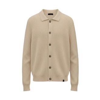 Fay Heren, Truien, Beige, Maat: XL Katoen