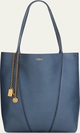 Chlo&eacute; Spin Medium Tote Bag in Leather