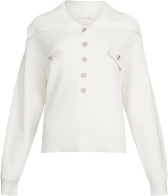 Liu Jo Maglione a coste - Bianco