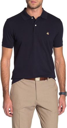 Brooks Brothers Solid Piquè Slim Fit Polo in Navy at Nordstrom Rack, Size Xx-Large