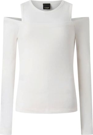 Pinko Guadalupe cold-shoulder sweater - White