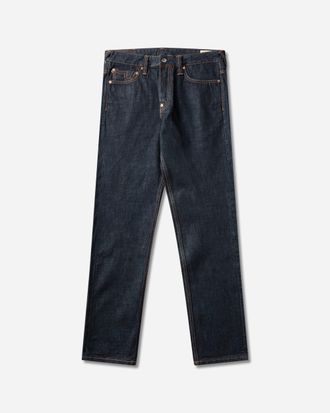 Evisu Men s Seagull Printed Pocket Jeans Raw Indigo