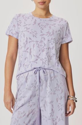 Splendid Air Burnout T-Shirt in Lavender Purple at Nordstrom, Size X-Large