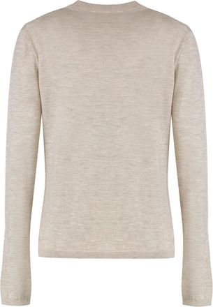 Max Mara Womens Cashmere Crew Neck Sweater Sand