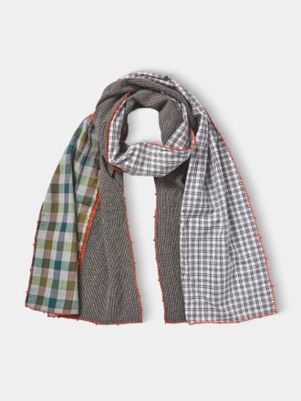 L&eacute;O ATLaNTE Womens Oups Wool-Blend Scarf (69in/1.75m)