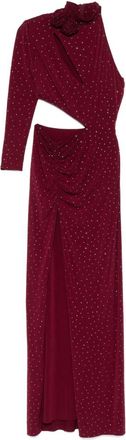 Nissa Abito lungo con strass - Rosso