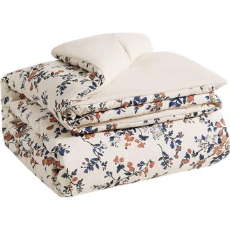Lucky Brand Garden Bouquet Duvet Set in Light Beige at Nordstrom Rack, Size Twin X-Long