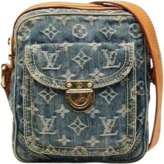Louis Vuitton Pre-owned Cross Body Bags, female, Blue, Size: ONE SIZE Pre-owned Vintage Crossbody Bag